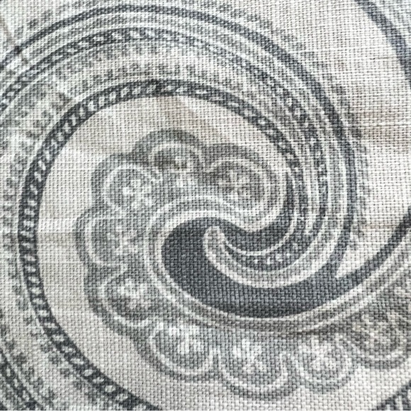 Nina Home Grey Paisley 100% Cotton Pillow Case Sham STANDARD Damask Floral Boho - Picture 12 of 12